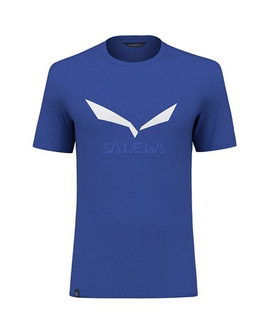 Salewa Solidlogo Dri-Release T-Shirt Uomo, Electric Melange