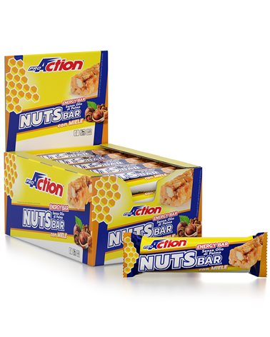 ProAction Nuts Energy Bar Dried Fruit/Honey Taste, 30gr (30 bars box)