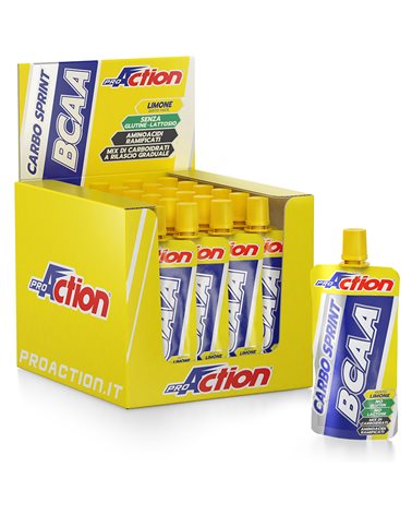 ProAction Carbo Sprint BCAA Energy Gel Lemon Taste, 50ml (32 gels box)