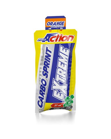 ProAction Carbo Sprint Extreme Energy Gel Orange, 1 gel 27ml