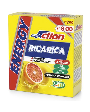ProAction Energy Ricarica Citrus Fruits Taste, 10gr (10 sachets box)