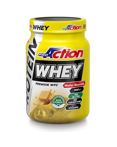 ProAction Protein Whey Wafer Hazelnut Taste, 900gr jar