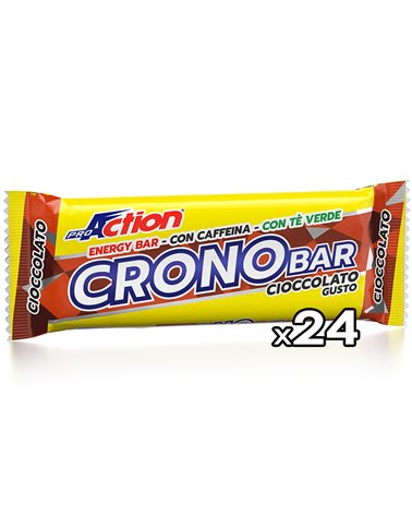 ProAction Crono Bar Barretta Energetica Gusto Cioccolato, Box 24 pz da 40gr