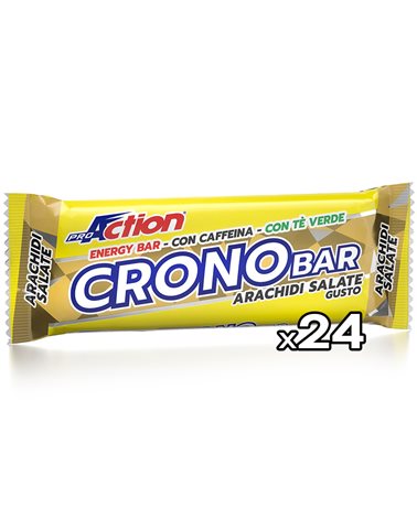 ProAction Crono Energy Bar Salted Peanuts Taste, 40gr (24 bars box)