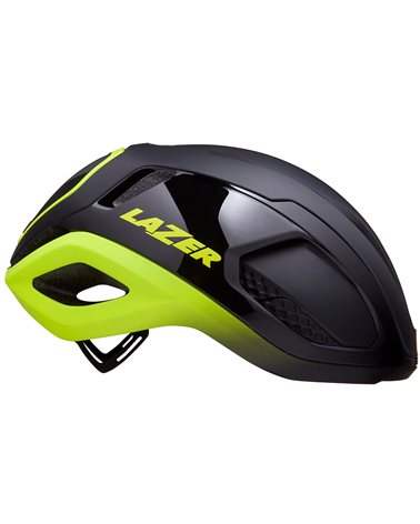 Lazer Vento KinetiCore Road Cycling Helmet, Black/Flash Yellow