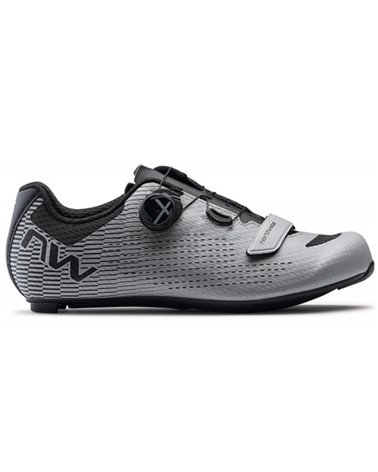 Northwave Storm Carbon 2 Men's Road Cycling Shoes, Silver Reflective