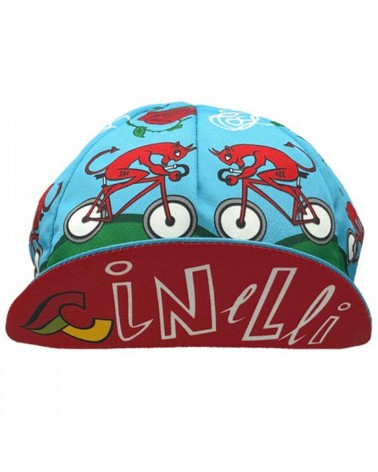 Cinelli Massimo Giacon Diavolo Rosso Cycling Cap (One Size Fits All)