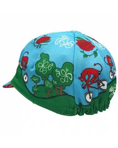 Cinelli Massimo Giacon Diavolo Rosso Cycling Cap (One Size Fits All)