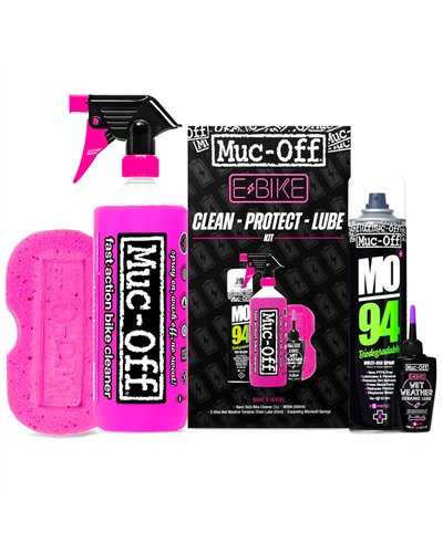 Muc-Off Wash Protect And Lube Kit e-Bike (All-Weather Lube)