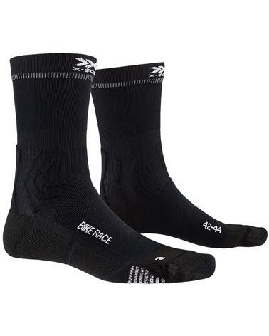 X-Bionic X-Socks Bike Race Cycling Socks, Opal Black - Eat Dust