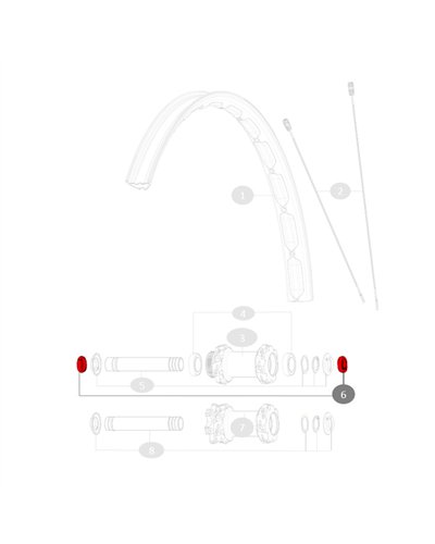Mavic 15mm MTB Front Axle Adapters QRM Auto (From 2019)