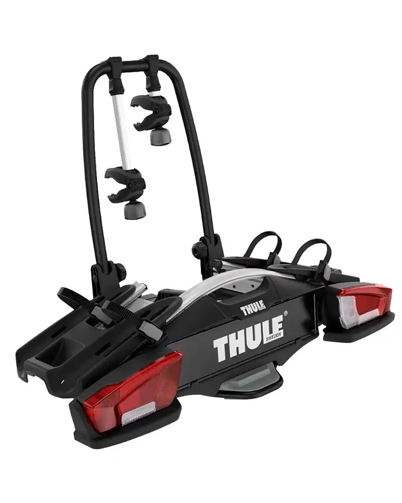 Thule Velocompact 2 924 13-pin Towbar Bike Rack, Black/Aluminium (2 Bikes)
