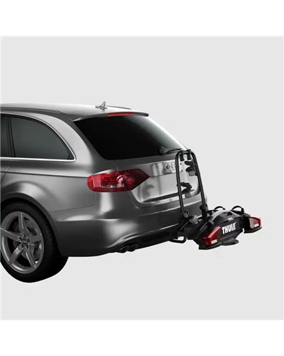 Thule Velocompact 2 924 13-pin Towbar Bike Rack, Black/Aluminium (2 Bikes)