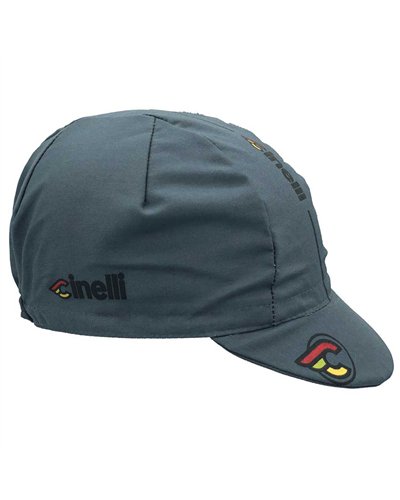 Cinelli Supercorsa Cappellino Ciclismo, Nero (Taglia Unica)