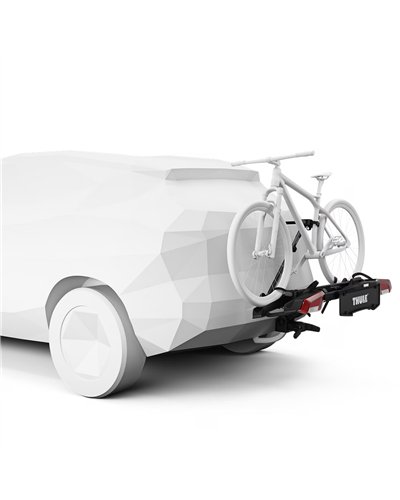 Thule Velocompact 2 924 13 Poli Portabici Posteriore Gancio Traino, Nero/Alluminio (2 Bici)