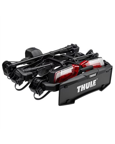 Thule Velocompact 2 924 13-pin Towbar Bike Rack, Black/Aluminium (2 Bikes)