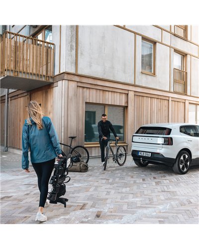 Thule Velocompact 2 924 13-pin Towbar Bike Rack, Black/Aluminium (2 Bikes)