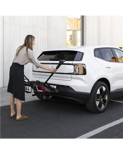 Thule Velocompact 2 924 13-pin Towbar Bike Rack, Black/Aluminium (2 Bikes)