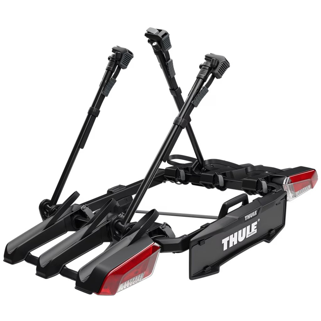 Thule Velocompact 2 924 13-pin Towbar Bike Rack, Black/Aluminium (2 Bikes)