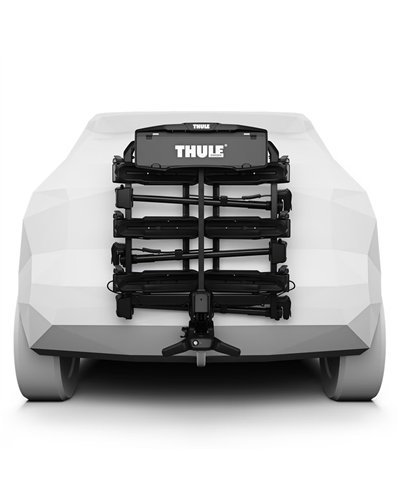 Thule Velocompact 2 924 13 Poli Portabici Posteriore Gancio Traino, Nero/Alluminio (2 Bici)