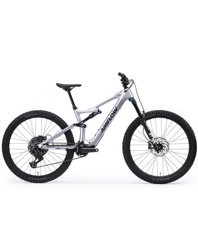 Amflow PL Carbon Mullet 27.5/29 Sram Eagle 70 12sp Avinox M1 - 800Wh e-Bike, Satin Silver
