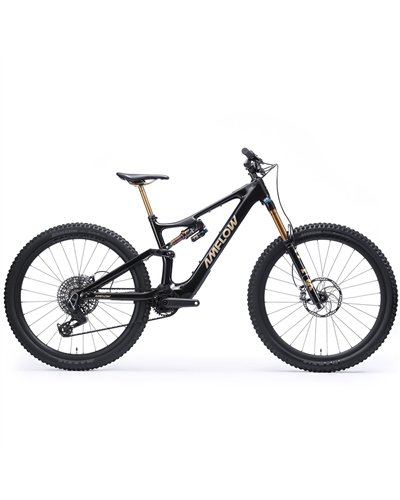 Amflow PL Carbon Pro Mullet 27.5/29 Sram X0 Eagle 12v Avinox M1 - 800Wh e-Bike, Nero Cosmo