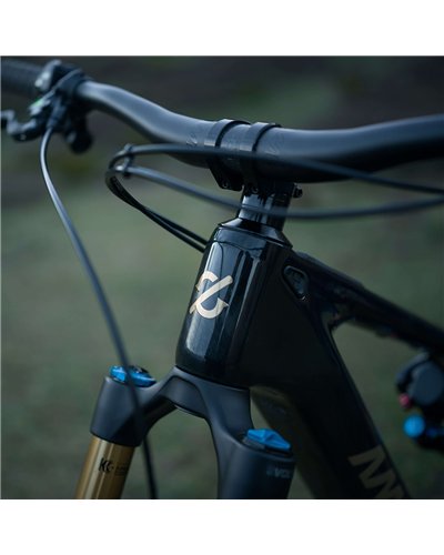 Amflow PL Carbon Pro Mullet 27.5/29 Sram X0 Eagle 12v Avinox M1 - 800Wh e-Bike, Nero Cosmo