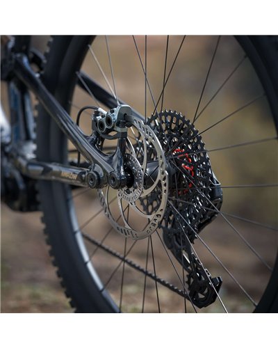 Amflow PL Carbon Pro Mullet 27.5/29 Sram X0 Eagle 12sp Avinox M1 - 800Wh e-Bike, Black Cosmos