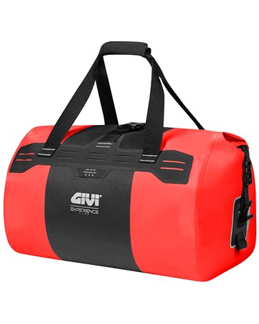 Givi Wanderlust 40 Liters Experience Line Waterproof Duffle Bag, Red