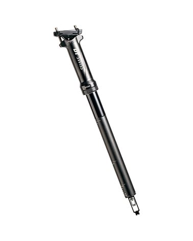 DT Swiss D232 Dropper Seatpost Ø27.2x400mm/Travel 60mm - Internal Cable Routing, Black