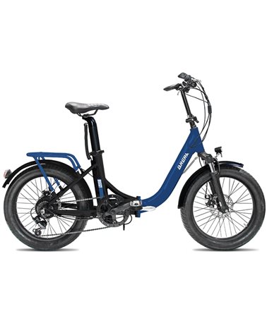 Brera e-Bike Buggy e-Urban 20" Shimano 6v 378Wh Pieghevole, Blu Lucido
