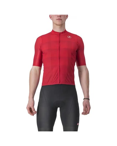 Castelli Livelli  Men's Short Sleeve Cycling Jersey, Red