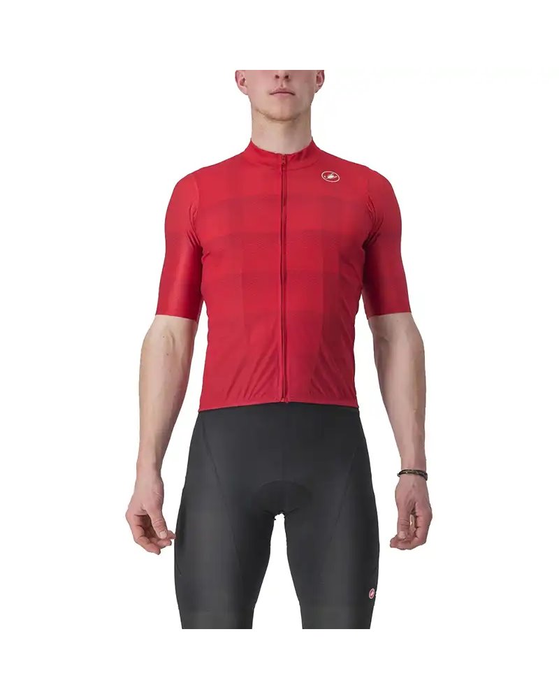 Castelli Livelli  Men's Short Sleeve Cycling Jersey, Red