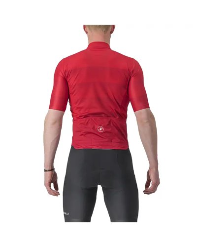 Castelli Livelli  Men's Short Sleeve Cycling Jersey, Red