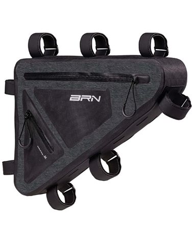 BRN Nomad Waterproof Frame Bicycle Bag, Black