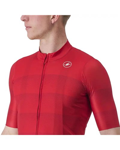 Castelli Livelli  Men's Short Sleeve Cycling Jersey, Red