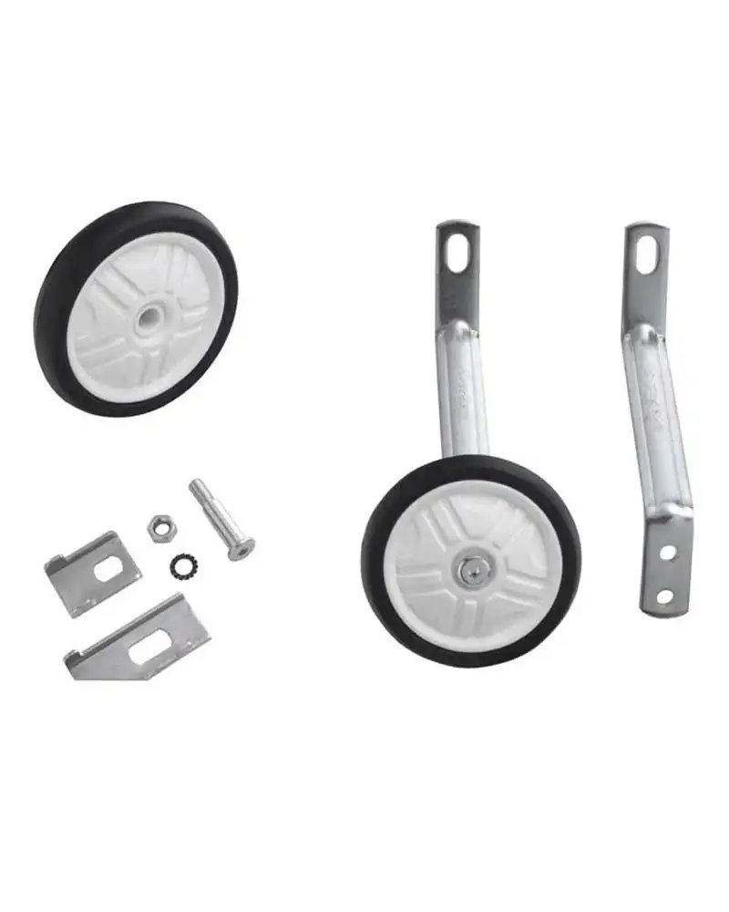 RMS Rotelle Stabilizzatori Regolabili per Bici da 14" a 16" (Attacco a 1 Foro)