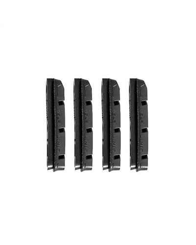 Campagnolo BR-SR500 Super Record Pattini Freno Cerchio in Alluminio, Nero (2 Coppie)