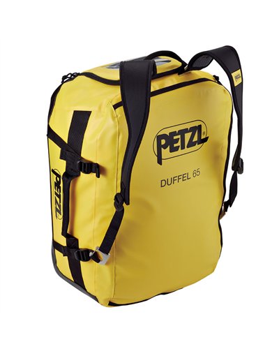 Petzl Duffel Borsa da Trasporto 65 Litri, Giallo/Nero