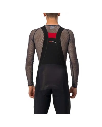 Castelli Miracolo Wool Maglia Intimo Maniche Lunghe Uomo in Lana Merino, Grigio