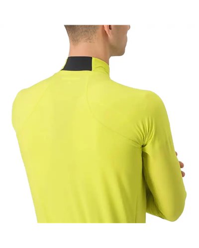 Castelli Flight Air Men's Long Sleeve Cycling Jersey Full Zip, Sulphur