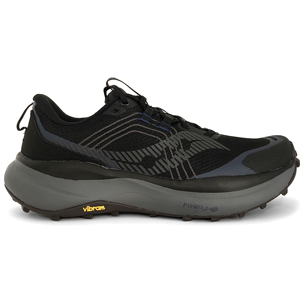 Saucony Xodus Ultra 4 Men's Trail Running Shoes, Black/Navy