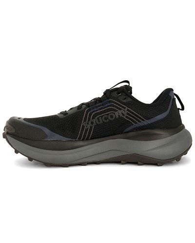 Saucony Xodus Ultra 4 Men's Trail Running Shoes, Black/Navy