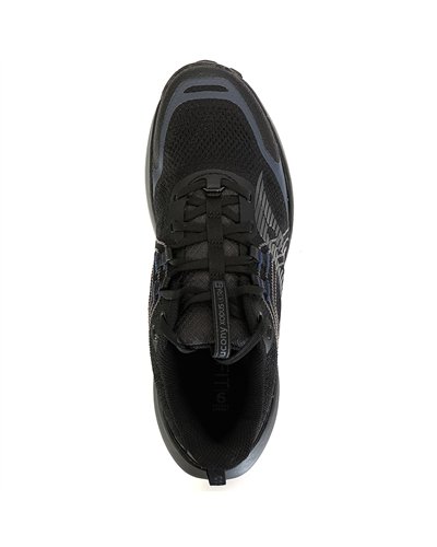 Saucony Xodus Ultra 4 Men's Trail Running Shoes, Black/Navy