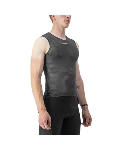 Castelli Pro Mesh 2.0 Maglia Intimo Smanicata Uomo, Nero