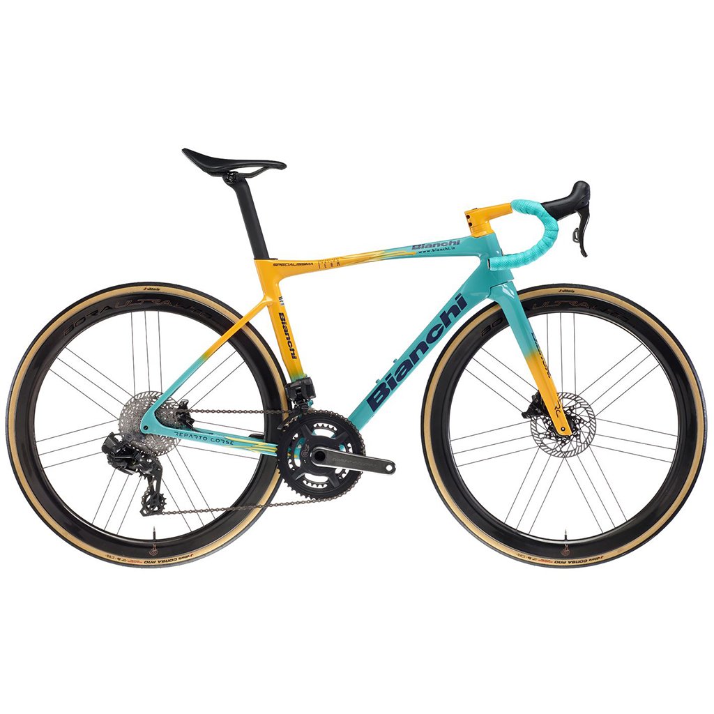 Bianchi Specialissima Campagnolo Super Record EPS 12sp, Greenish Blue/Marmaid Scale