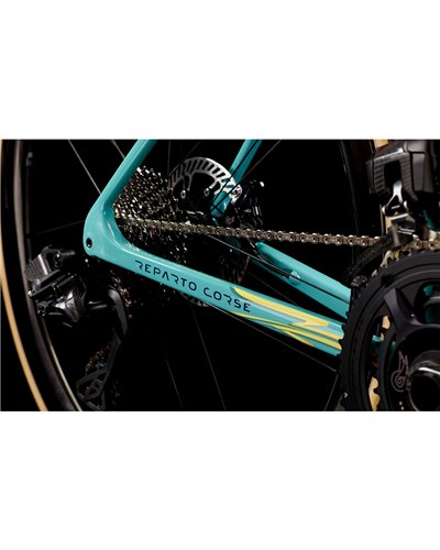 Bianchi Specialissima Campagnolo Super Record EPS 12v, Greenish Blue/Marmaid Scale