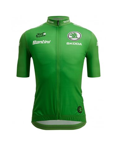 Santini Tour de France Best Sprinter Replica Men's Short Sleeve Jersey, Green