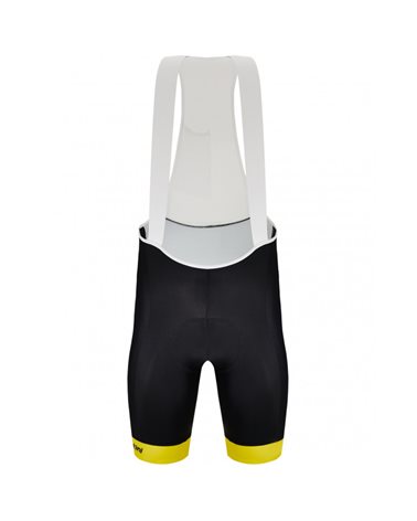 Santini Tour de France Leader General Classification Official Men's Cycling Bib Shorts - C3 Seatpad, Black