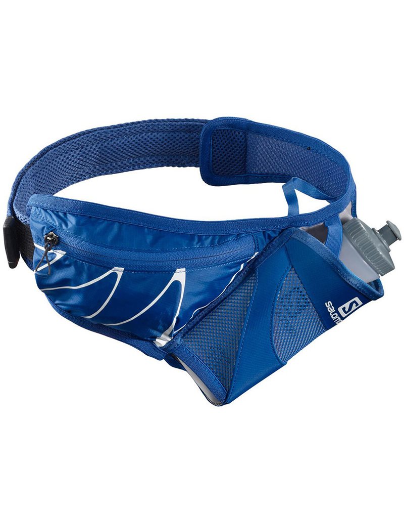 Salomon Sensibelt Running Belt, Nautical Blue (600 ml 3D Bottle Included)